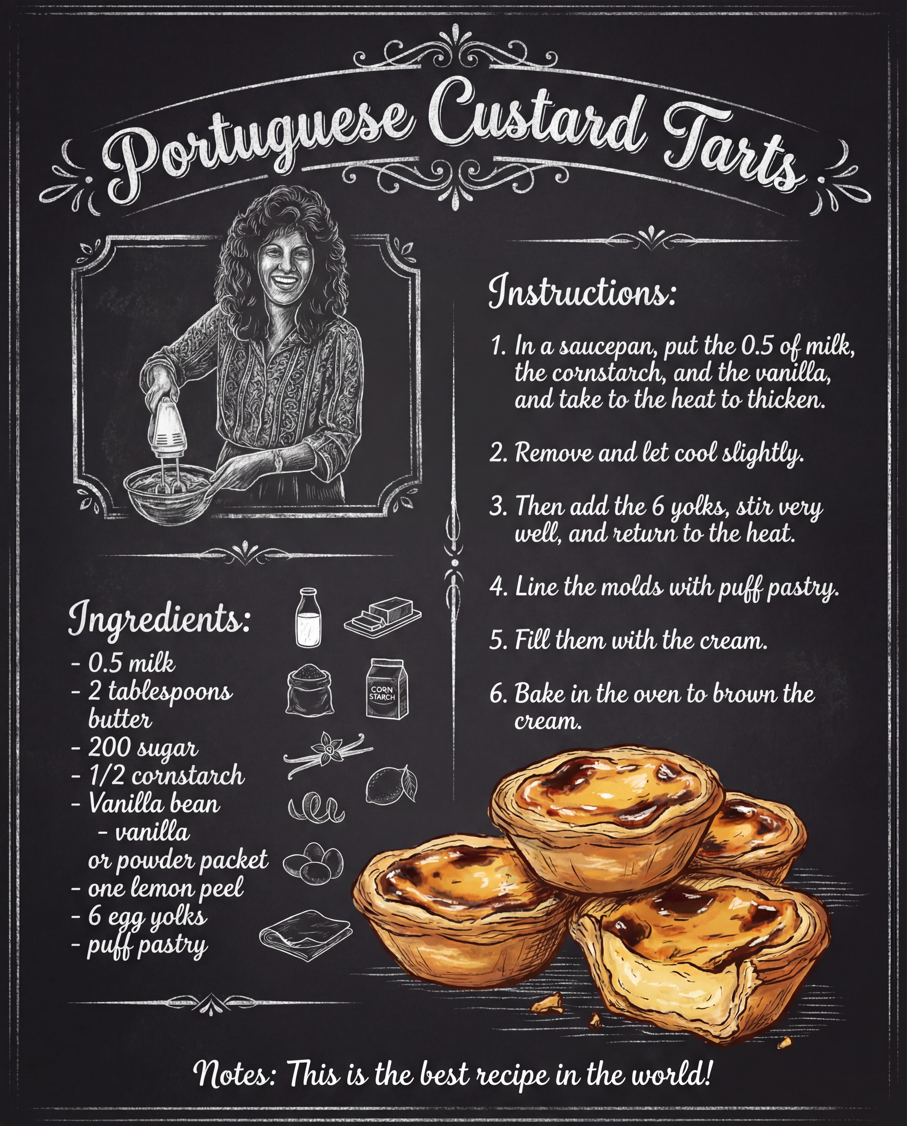 Portuguese Custard Tarts by Heritage Recipe