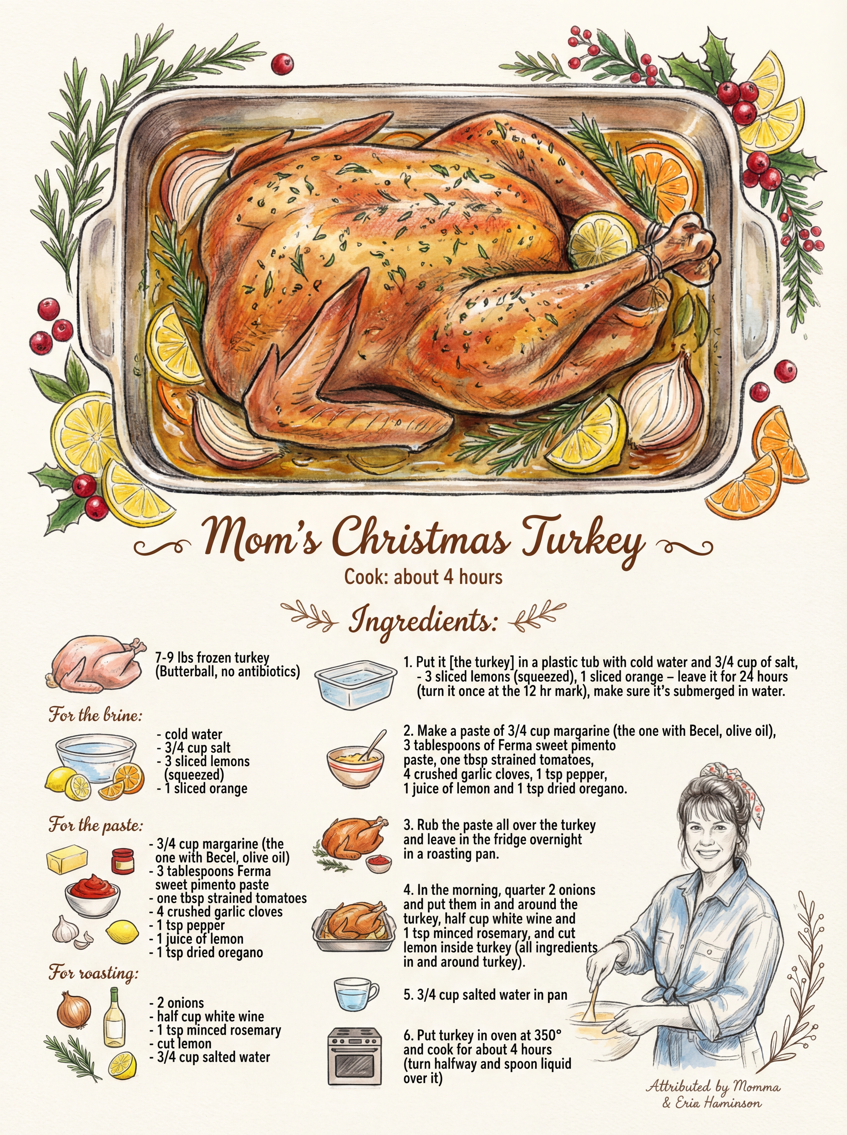 Mom's Christmas Turkey by Heritage Recipe
